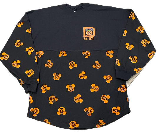 Disney World Mickey Minnie Pumpkin Spirit Jersey for Adults Halloween