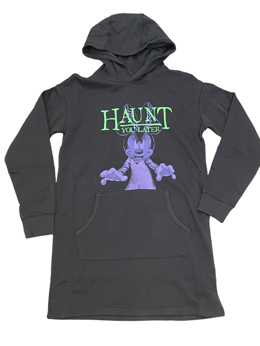 Disney Minnie “Haunt You Later” Sweatshirt Hoodie Dress Tunic