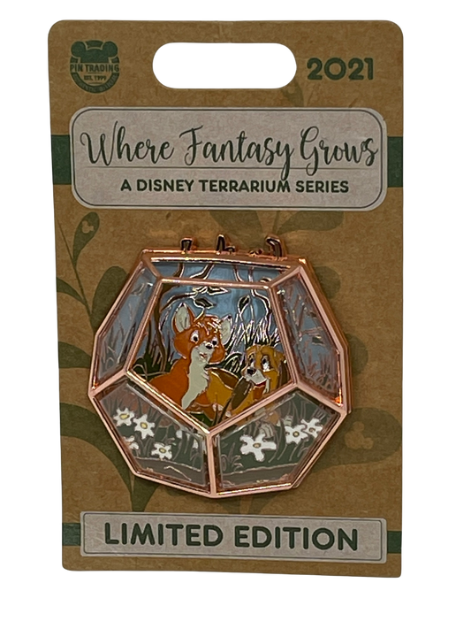 Disney Terrarium Limited Edition Pin-Fox and the Hound