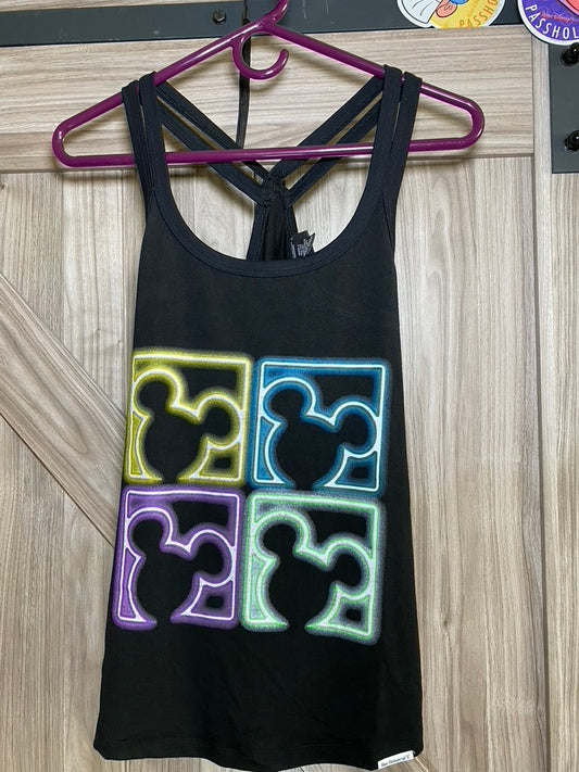 Disney Her Universe Neon Mickey Tank Top Shirt