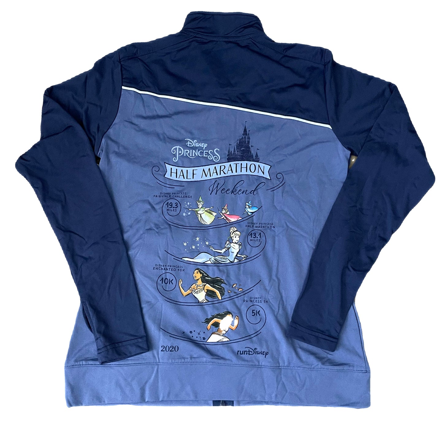 RunDisney 2020 Princess Half Marathon Weekend Jacket with Thumb Holes Large