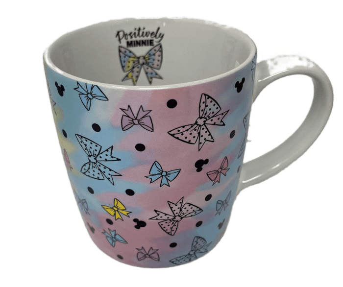 Disney Positively Minnie Iridescent Tie Dye Bow Mug