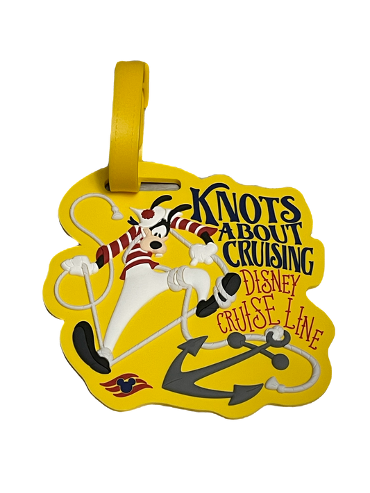 Disney Cruise Line Goofy Luggage Tag-Knots About Cruising