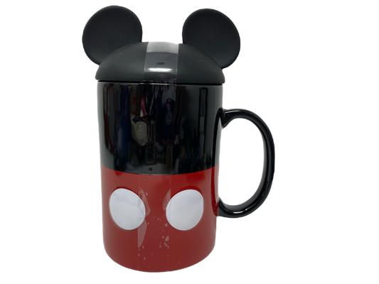 Disney Mickey Mug with Rubber Ear Hat Lid