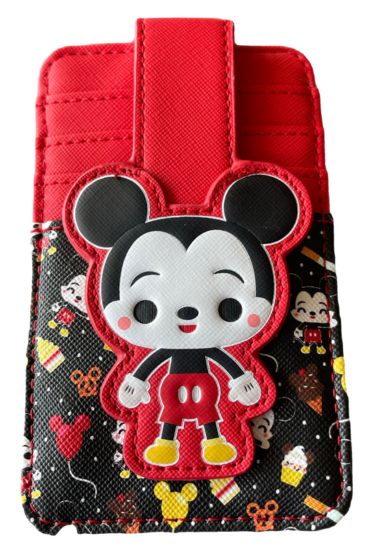 Disney Mickey Mouse Disney Parks Food Icons Card Wallet