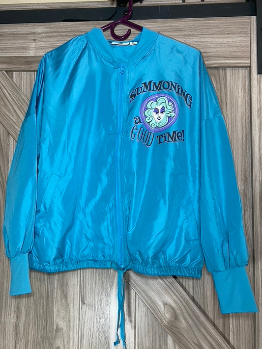 Disney Haunted Mansion Madame Leota Zip Up Wind Breaker Jacket