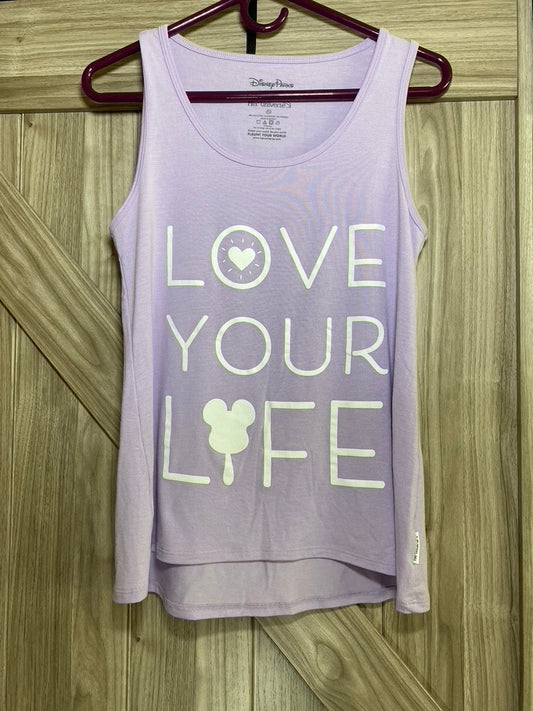Disney Love Your Life Mickey Bar Tank Top Shirt by Her Universe