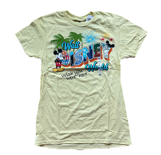 Walt Disney World Mickey Wish You Were Here Shirt