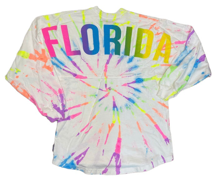 Disney Mickey Mouse Tie Dye Florida Spirit Jersey for Adults