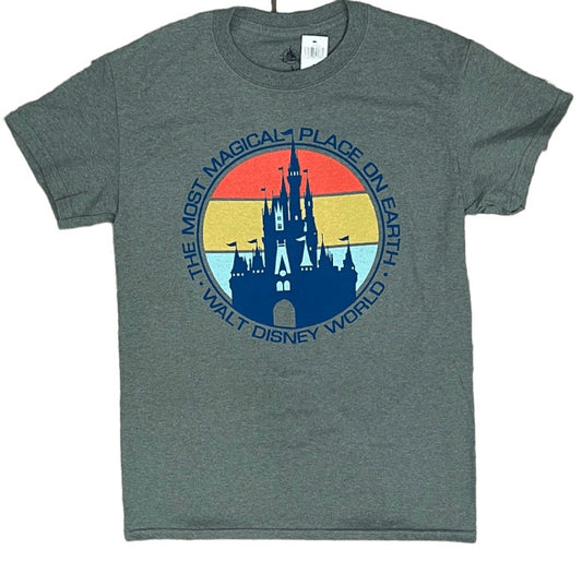 Walt Disney World The Most Magical Place on Earth Castle Shirt for Adults