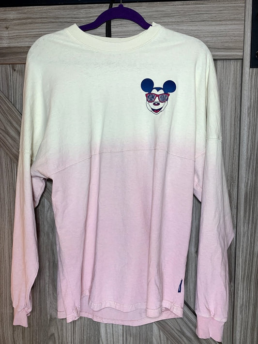 Disney Vacation Club DVC Glitter Mickey Pink Ombre “Welcome Home” Spirit Jersey