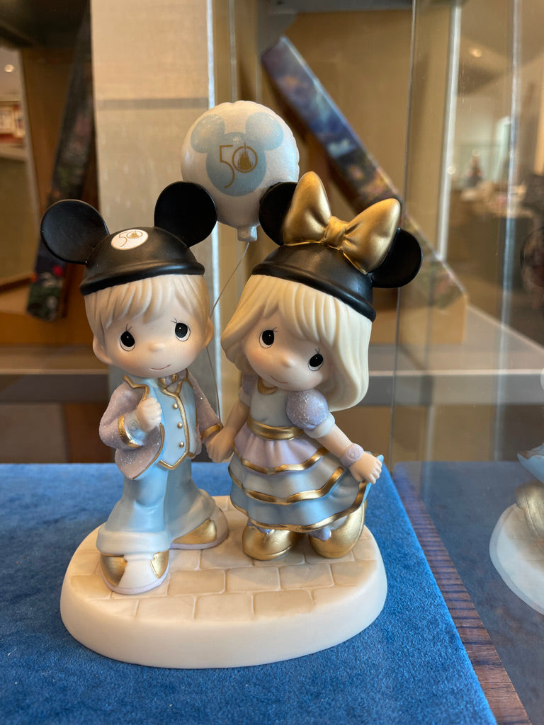 Walt Disney World 50th Anniversary Couple Precious Moments