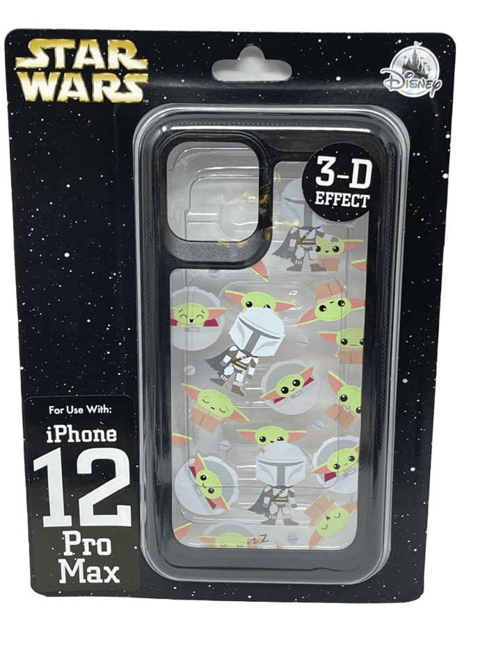 Disney Star Wars Mandalorian and Baby Yoda 3D Effect Iphone Phone Case