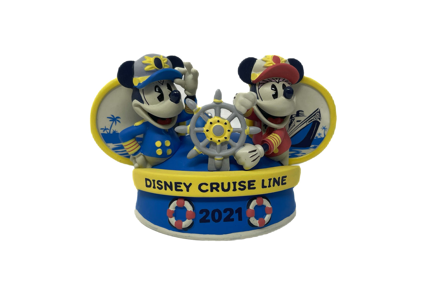 Disney Cruise Line 2021 Mickey and Minnie Ear Hat Ornament