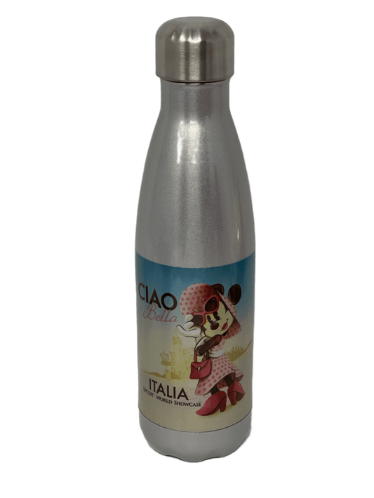 Disney Epcot Italy World Showcase Ciao Bella Minnie Stainless Water Bottle