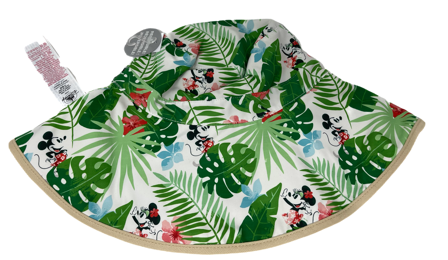 Disney Mickey and Minnie Reversible Tropical Bucket Hat