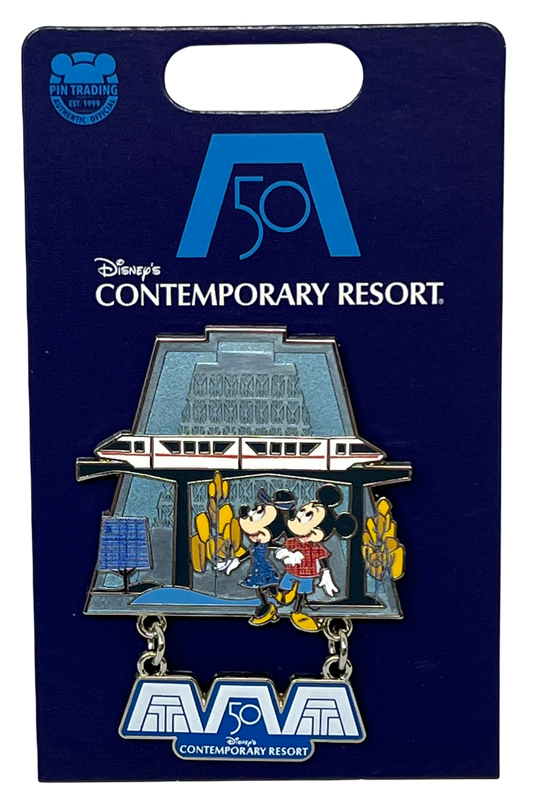 Walt Disney World 50th Anniversary Contemporary Resort Pin