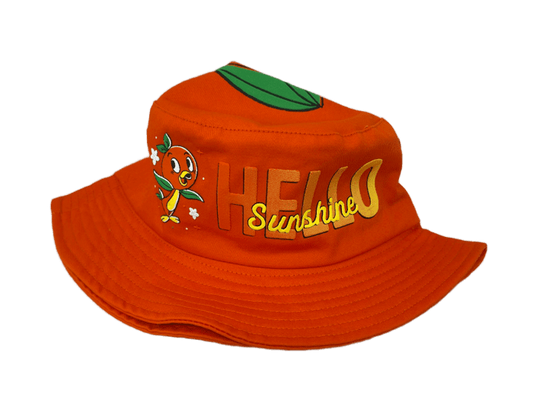 Epcot 2021 Flower and Garden Orange Bird Bucket Hat