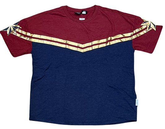 Disney Captain Marvel Crop Top by Her Universe Large