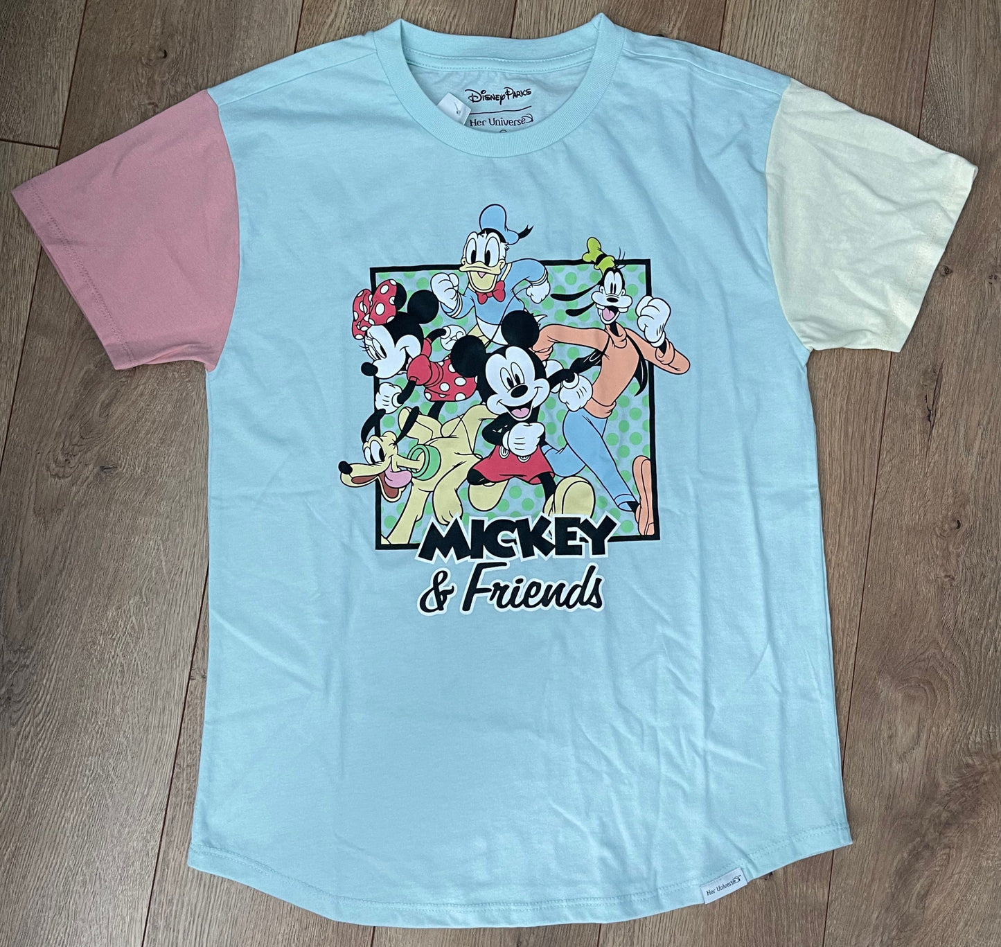 Disney Mickey & Friends Pastel Colorblock Shirt by Her Universe