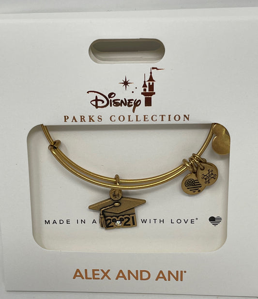 Disney Mickey Mouse 2021 Graduation Hat Bangle by Alex and Ani