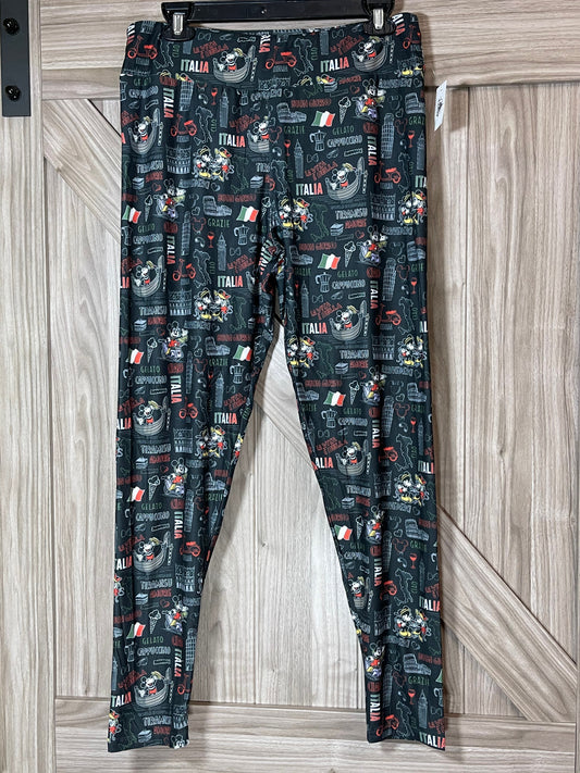 Disney Epcot Italy World Showcase Minnie and Mickey Icon Leggings