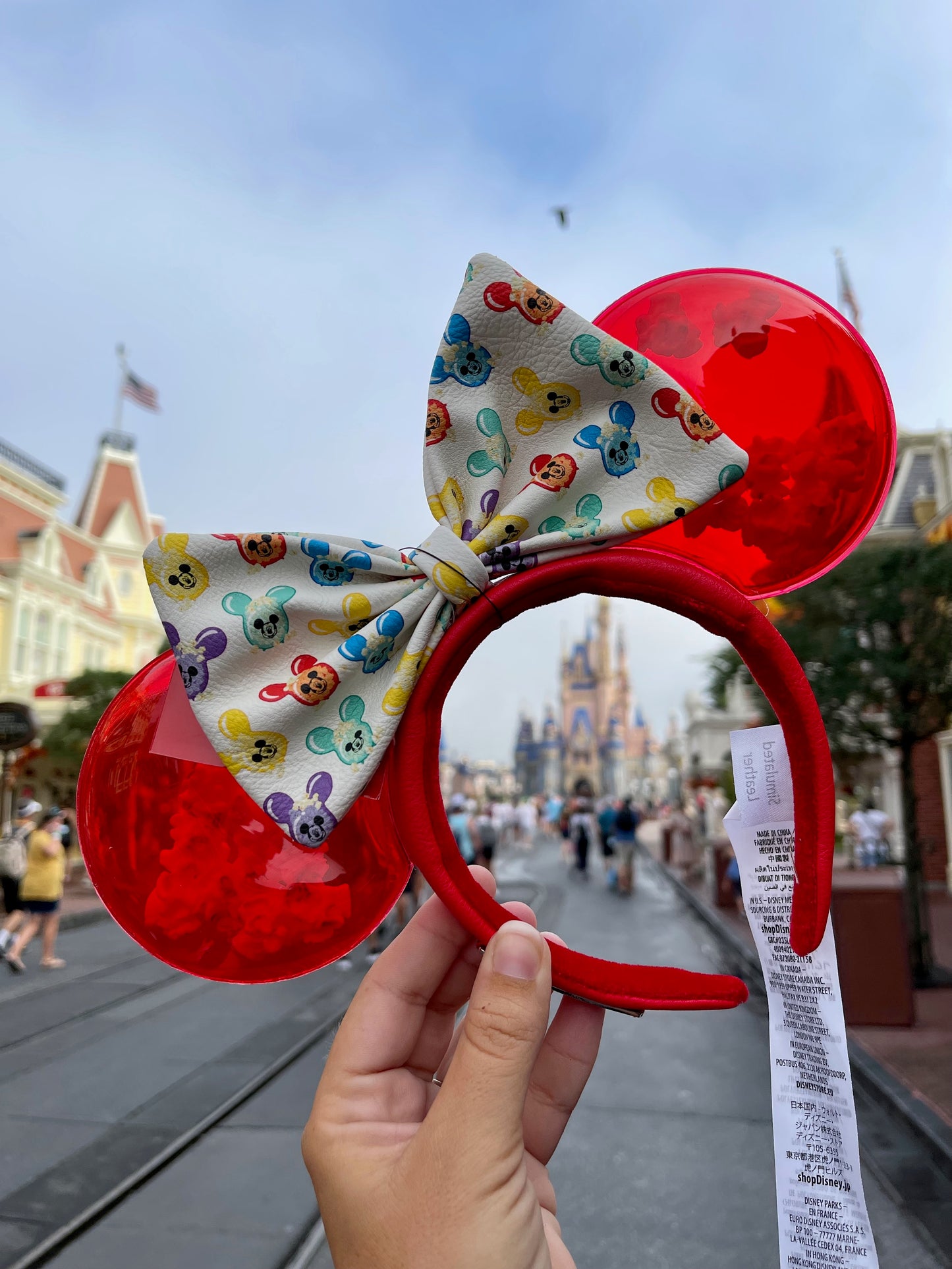 Disney Balloon Popcorn Minnie Ear Headband