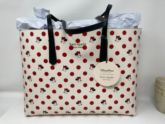 Disney Minnie Mouse Tote Bag Purse plus Wristlet by Kate spade New York