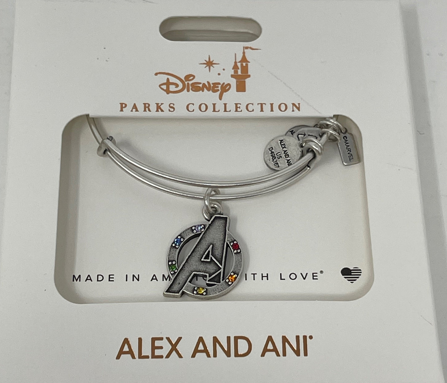 Disney Marvel The Avengers Alex and Ani Bangle Bracelet