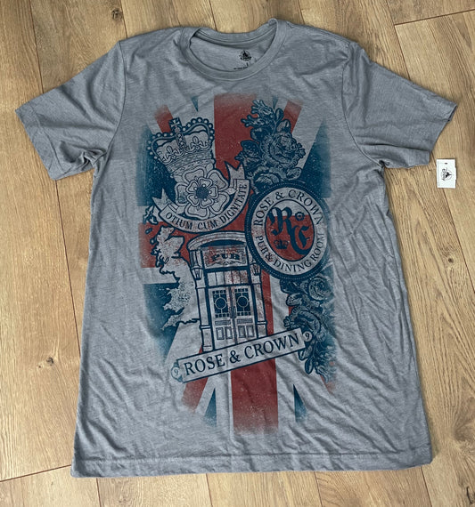 Disney Epcot UK World Showcase Rose & Crown Shirt