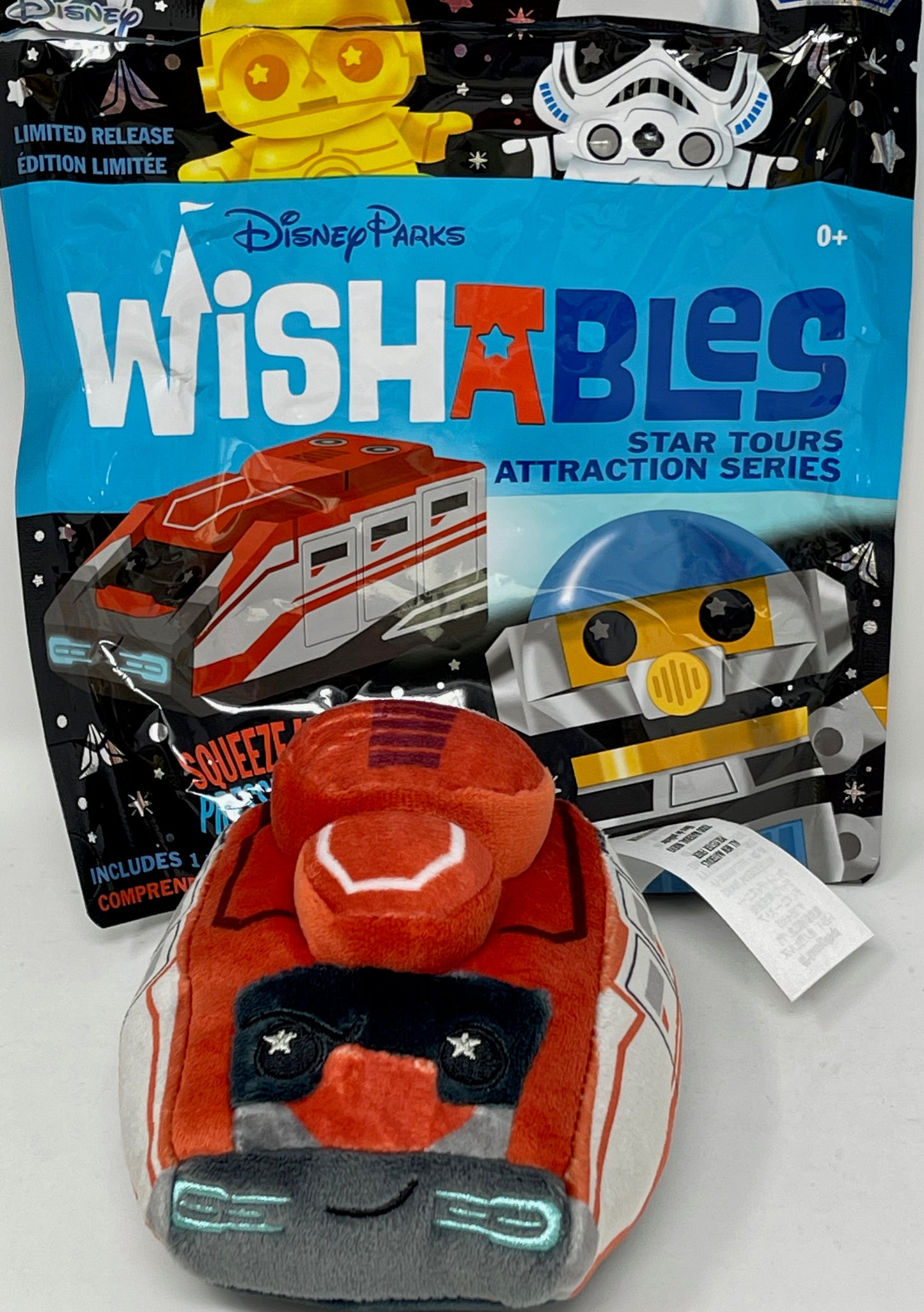 Disney Star Wars Star Tours Starspeeder 3000 Wishable Plush