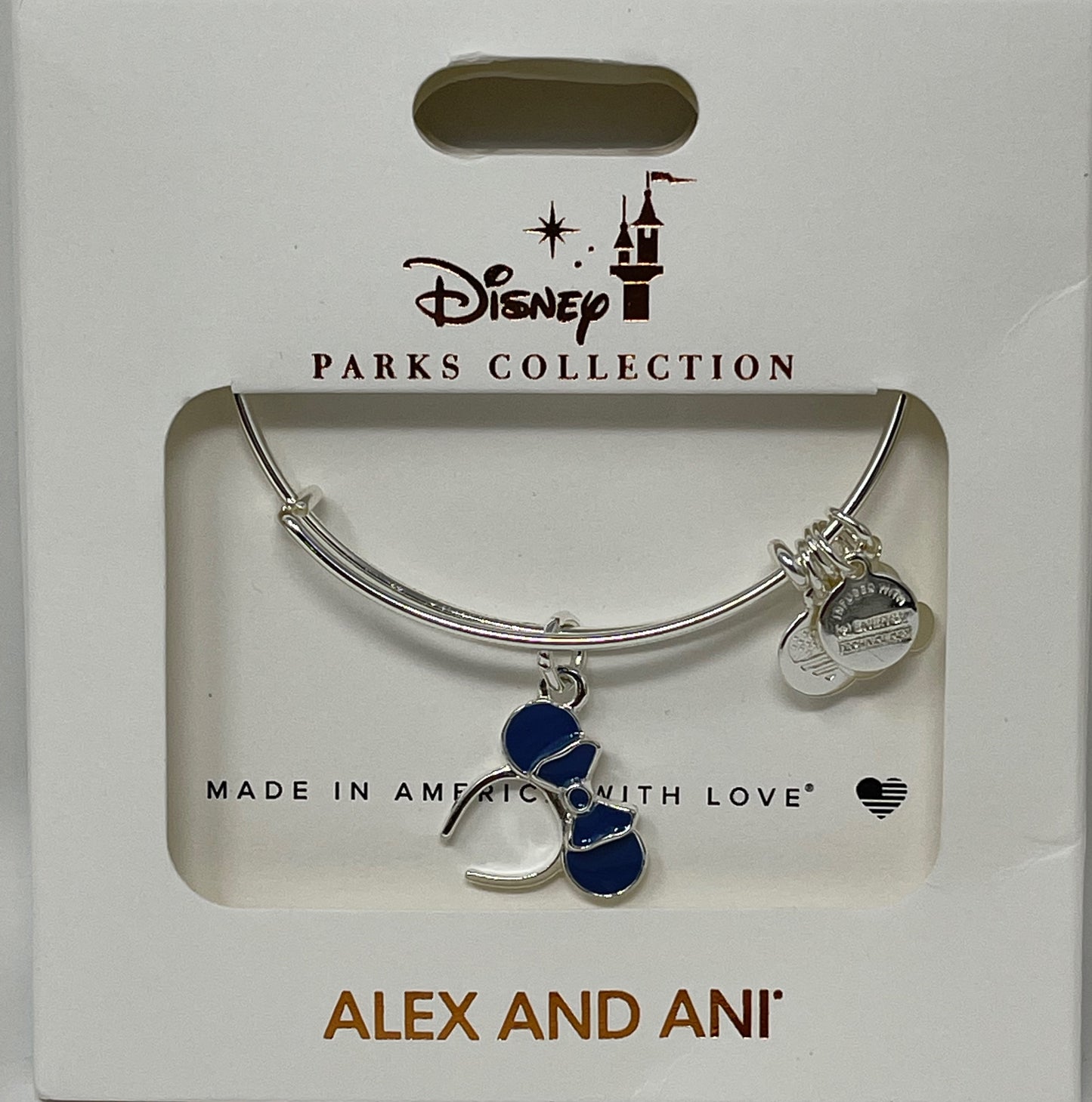 Disney Minnie Mouse Ear Headband Bangle by Alex and Ani – Light Blue