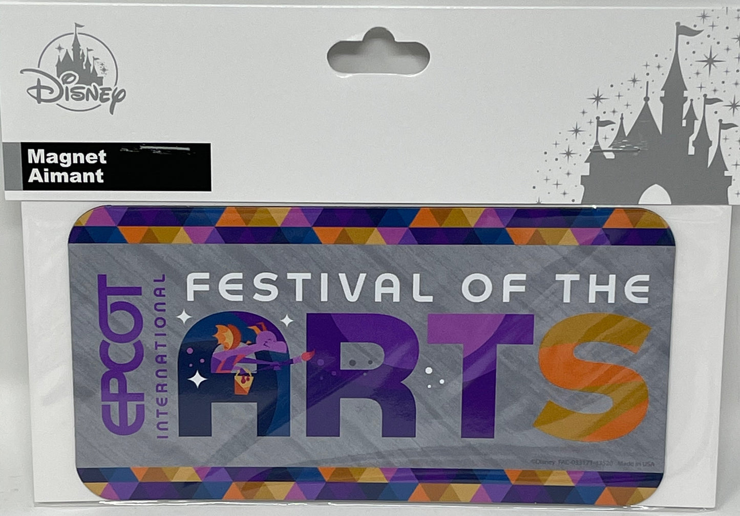 Disney Epcot Festival of Arts Figment Magnet