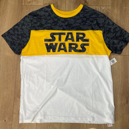 Disney Star Wars Shirt for Men - Yellow and Grey