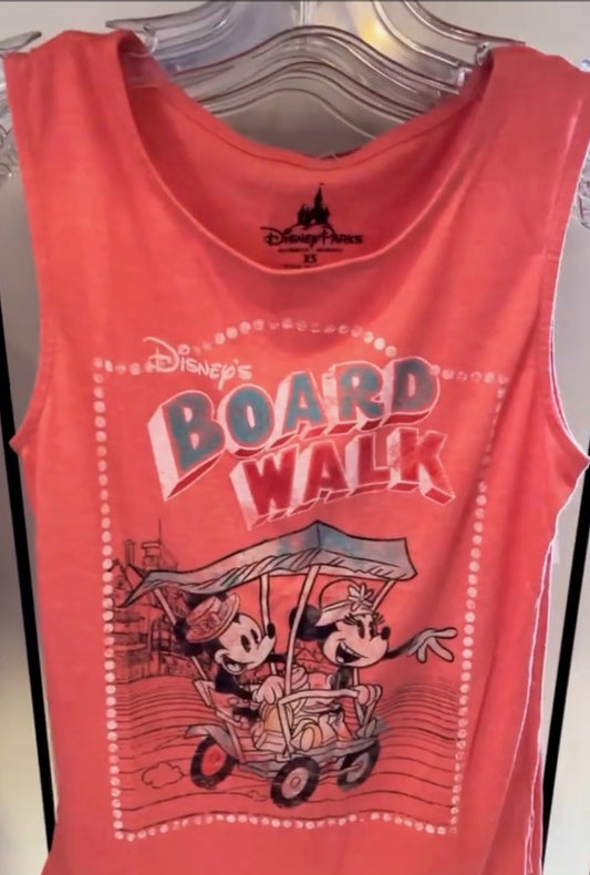 Disney Boardwalk Resort Minnie and Mickey Tank Top Shirt - XS