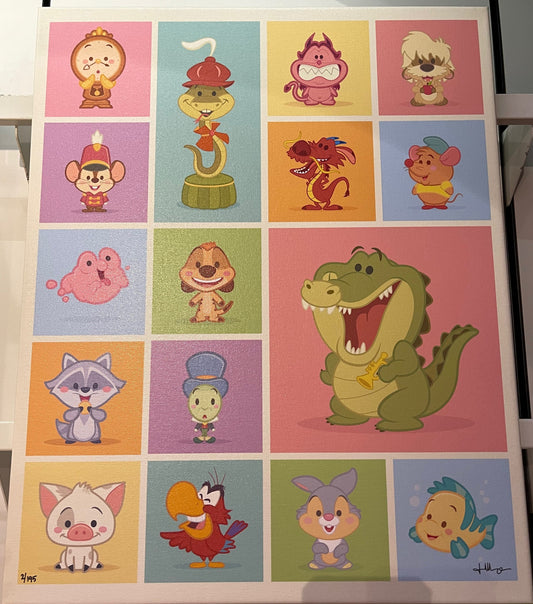 Disney A Side of Cute Sidekick Canvas Wrap 2/195 by Jerrod Maruyama