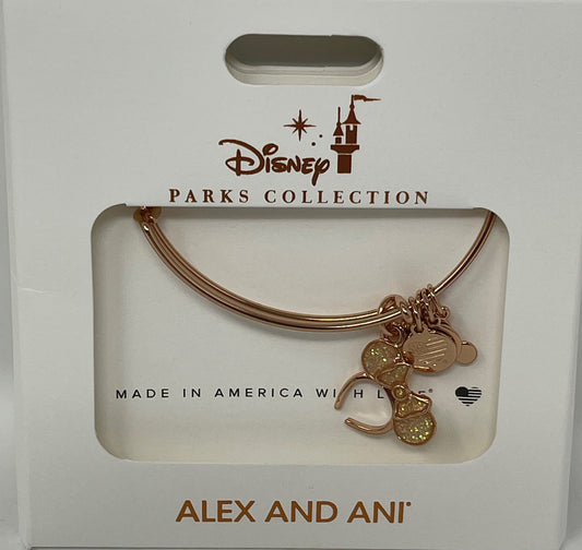 Disney Minnie Mouse Ears Bangle by Alex and Ani – Rose Gold