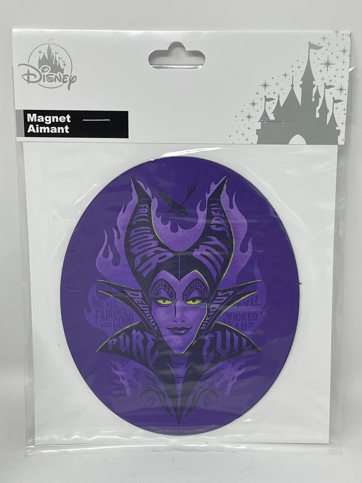 Disney Sleeping Beauty Maleficent Pure Evil Magnet