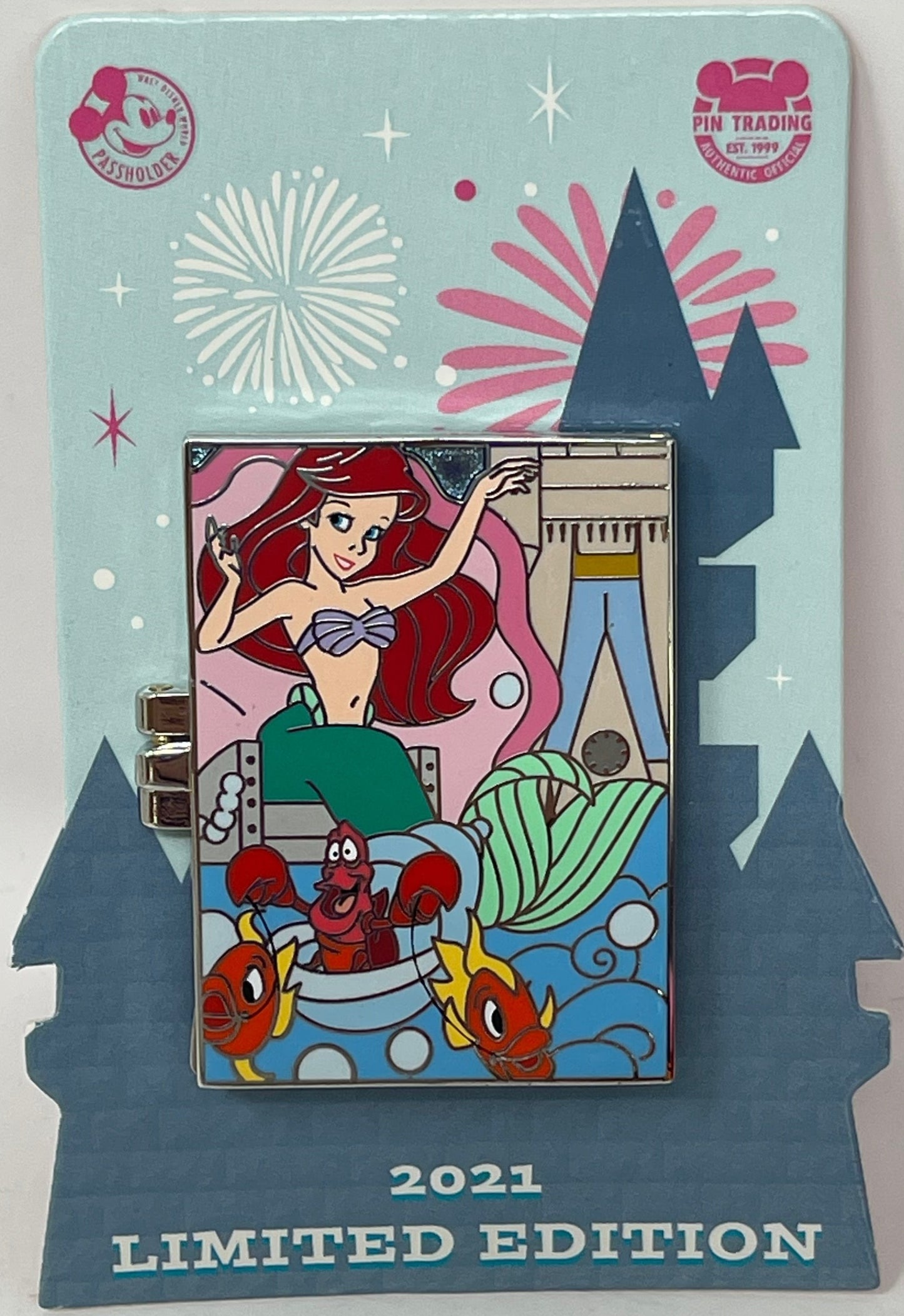 Disney Little Mermaid Ariel Passholder Pin-Limited Edition