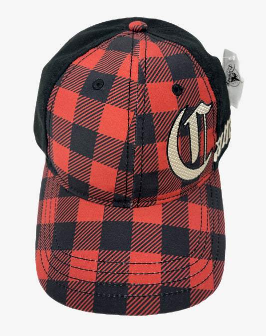 Disney Epcot Canada World Showcase Buffalo Plaid Baseball Hat