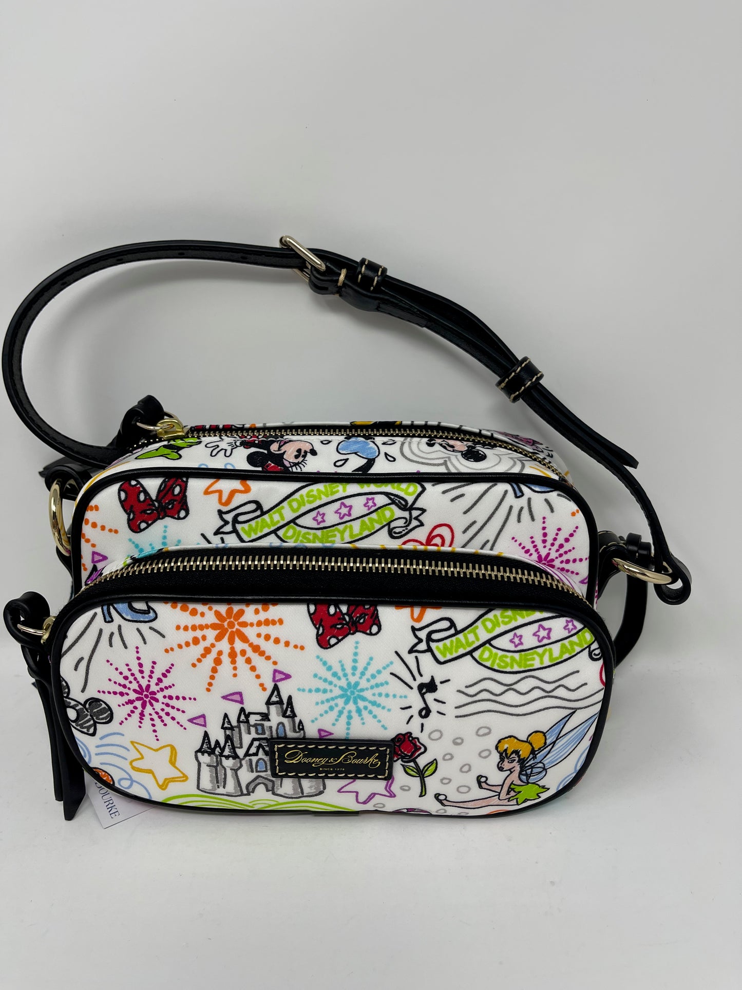 Disney Sketch Hip Belt Pack/Crossbody Purse by Dooney & Bourke-Retired Castle/Ti