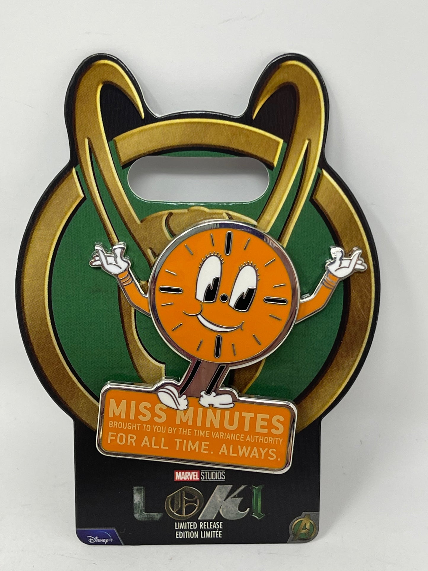 Disney Marvel Loki Miss Minutes Pin Limited Release