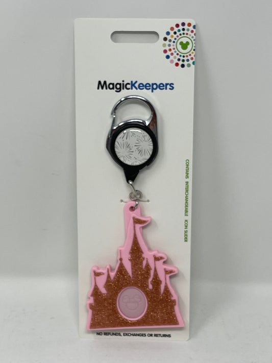 Disney Glitter Fantasyland Castle MagicKeepers Waist Clip