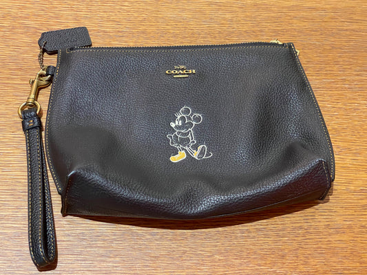 Disney X COACH Minnie Charlie Pouch Wristlet Purse