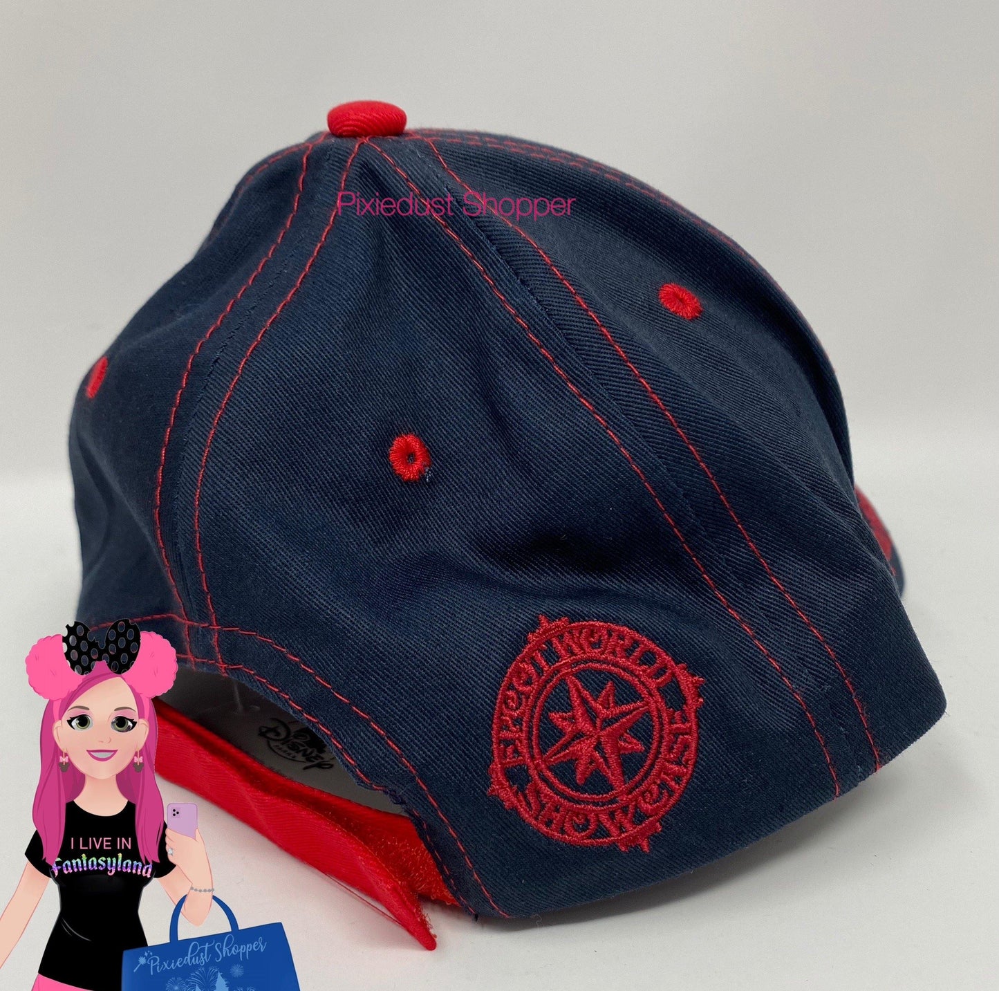 Disney Epcot UK World Showcase Mickey Mouse Cheers UK Flag Baseball Hat - World of Treasures