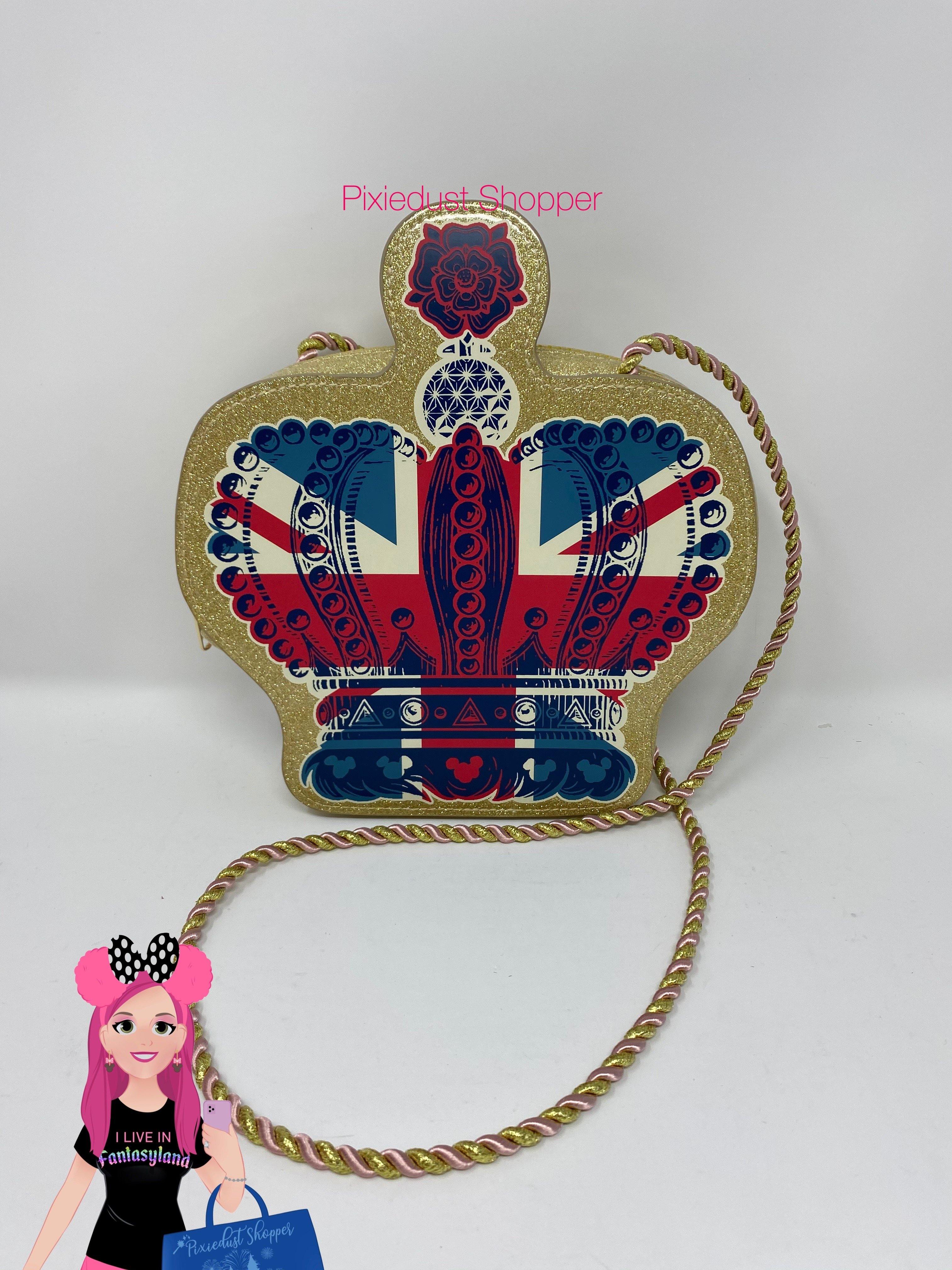 Disney Epcot UK Pavilion World Showcase Crown and Ivy Purse World of Treasures