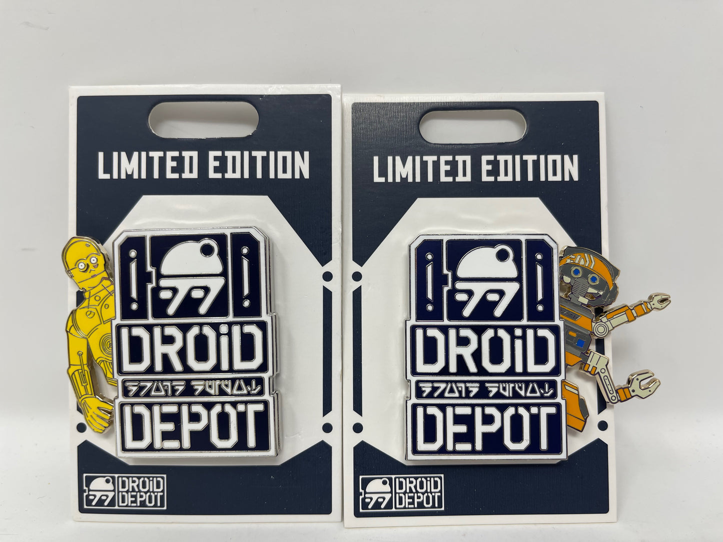 Disney Star Wars Droid Depot C3PO and R-3X Slider Pin