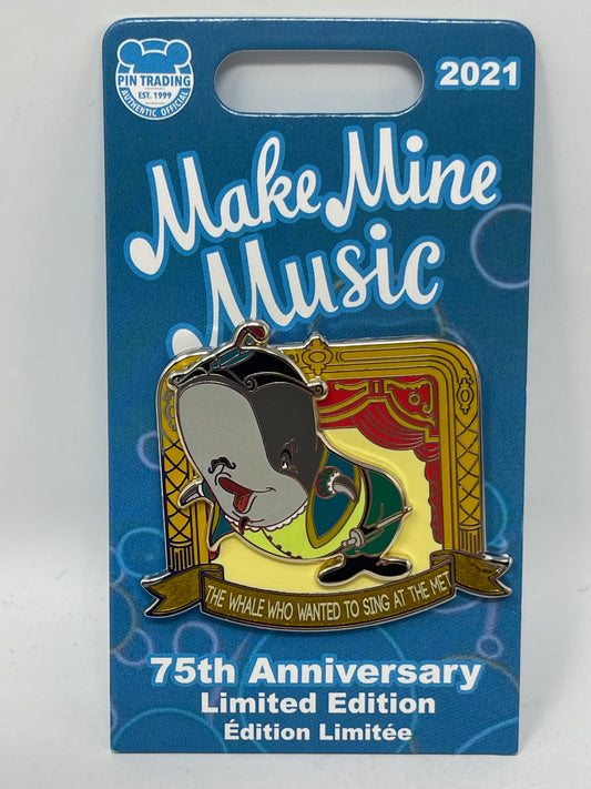 Disney Make Mine Music 75th Anniversary Pin-The Whale Who Wanted to Sing at the