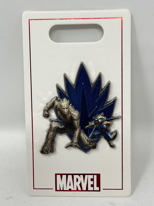 Disney Marvel Guardians of the Galaxy Groot and Rocket Pin