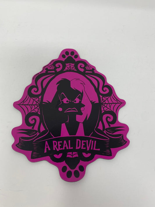 Disney 101 Dalmatians Cruella Devil A Real Devil Magnet